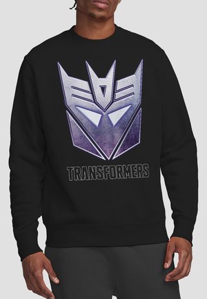 TRANSFORMERS GENERATIONS DECEPTICON STEEL ICON LOGO - Sweatshirt - black