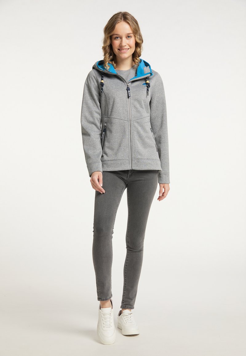 Damen Sweatshirts | Schmuddelwedda SCHMUDDELWEDDA FRAULLY Fleecejacke grau melange/grau-meliert - DR84187 Damen Sweatshirts | Schmuddelwedda SCHMUDDELWEDDA FRAULLY Fleecejacke grau melange/grau-meliert - DR84187