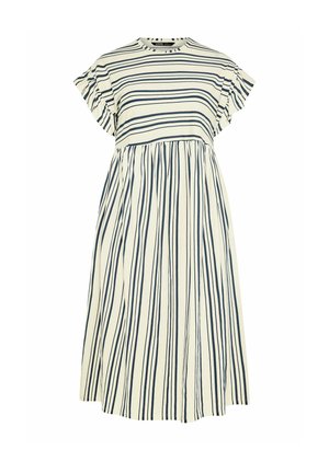 Yours Clothing, PLUS SIZE MIDI DRESSES - Jerseyjurk - off white