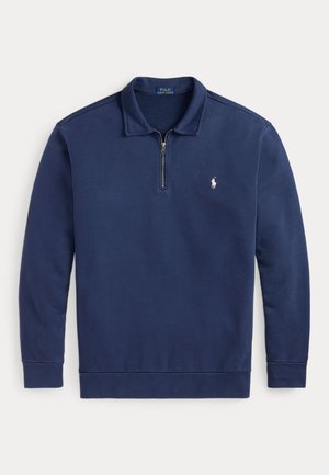 Polo Ralph Lauren Big & Tall LOOPBACK QUARTER-ZIP SWEATSHIRT - Sweatshirt - cruise navy