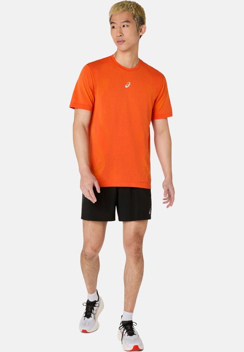 ASICS ROAD SEAMLESS SS TOP - Basic T-shirt - energy orange — photo 2