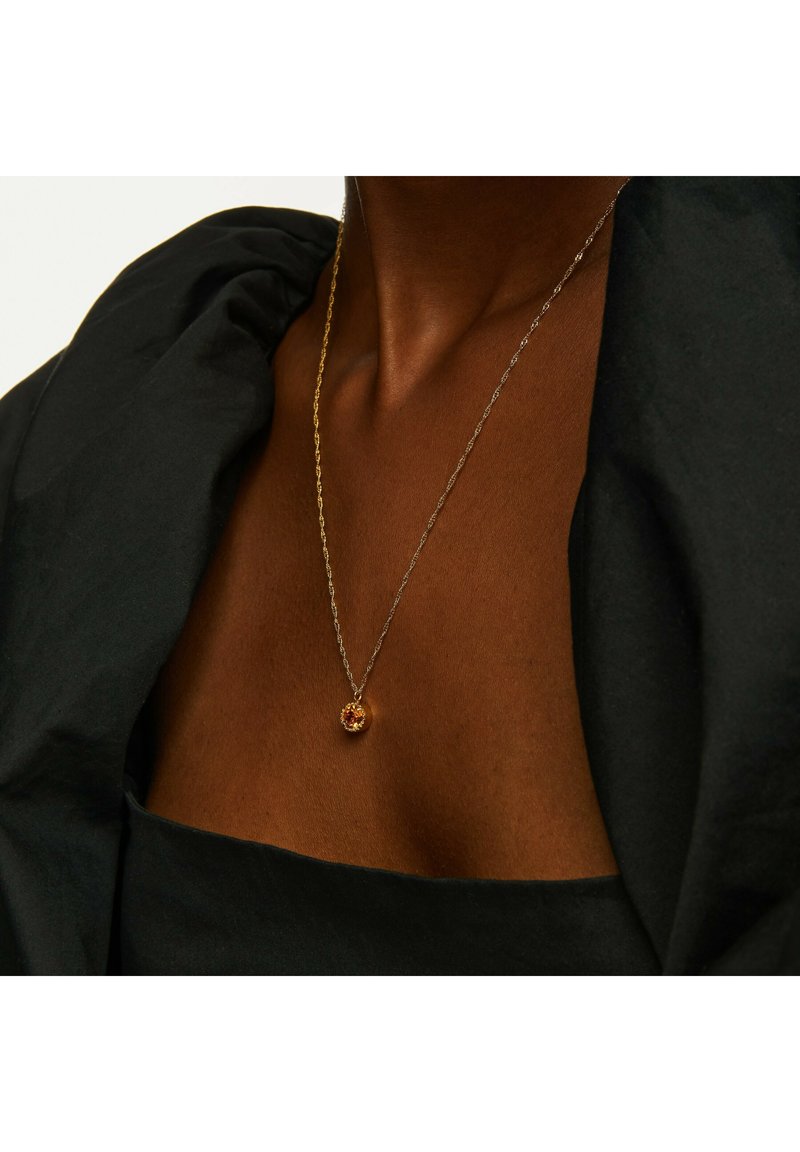 Hey Harper NOVEMBER BIRTHSTONE Necklace Gold Orange gold coloured 