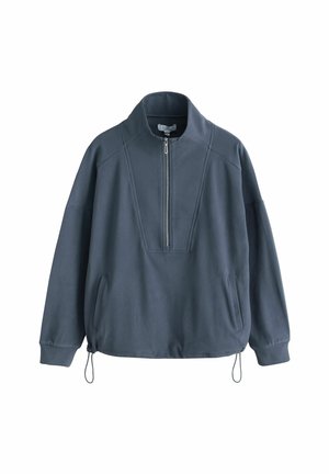 HALF ZIP - Suéter de forro polar - blue