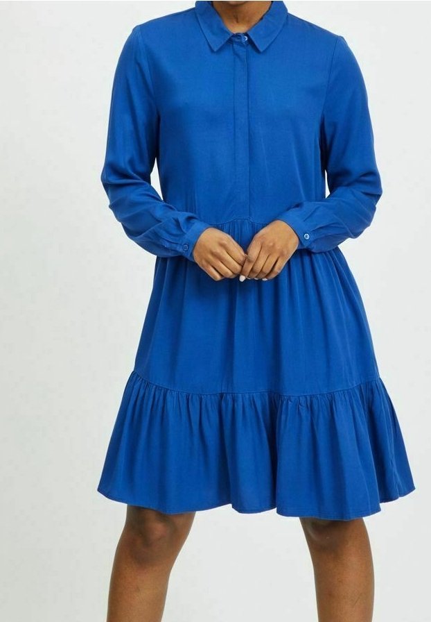 VILA Abito a camicia - blue