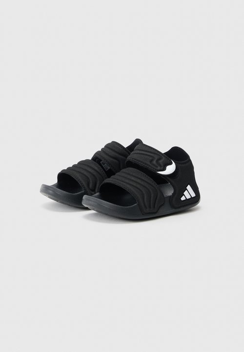 adidas ADILETTE UNISEX - Chanclas de baño - core black/white — foto 2