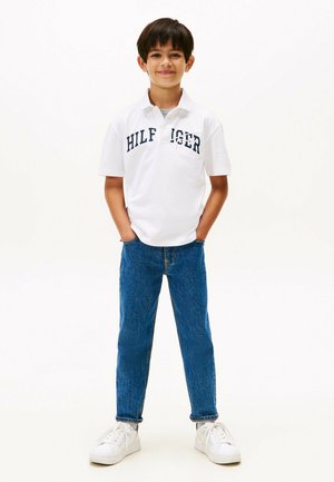 MIXED LOGO REGULAR FIT - Polo - white