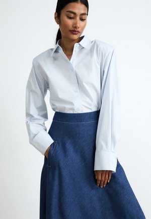 Mads Nørgaard AIR STELLY SKIRT - Jeansskjørt - mid blue denim