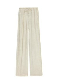 WIDE LEG - Pantaloni - oatmeal