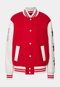 VARSITY JACKET UNISEX - Giubbotto Bomber - primary red/ecru
