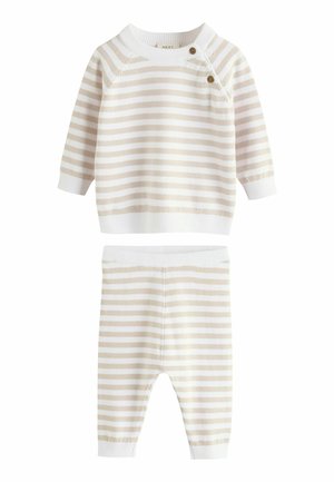 Next, REGULAR FIT - SET - Leggings - Trousers - neutral stripe