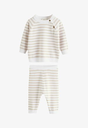 Next, REGULAR FIT - SET - Leggings - neutral stripe