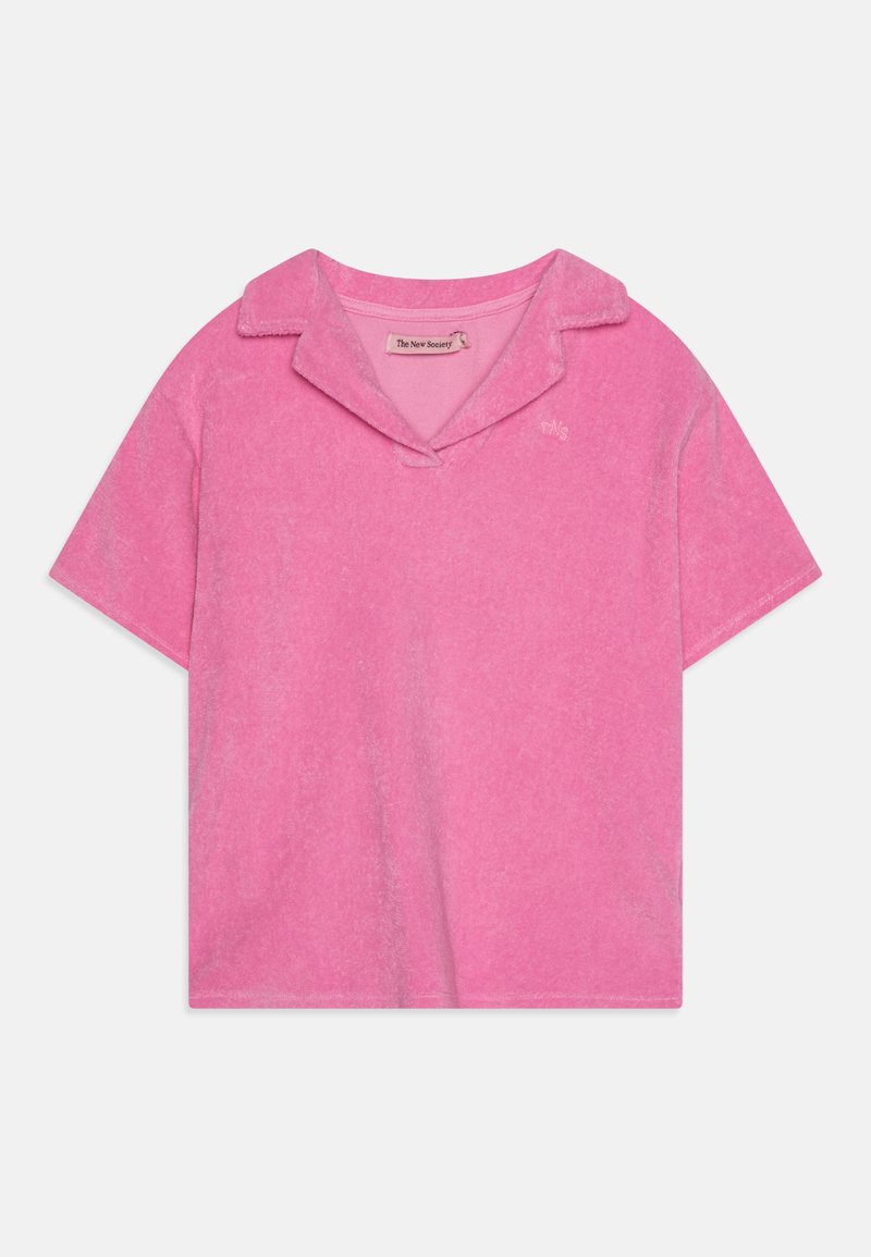 The New Society T-shirt print donkerroze The New Society T-shirt print donkerroze
