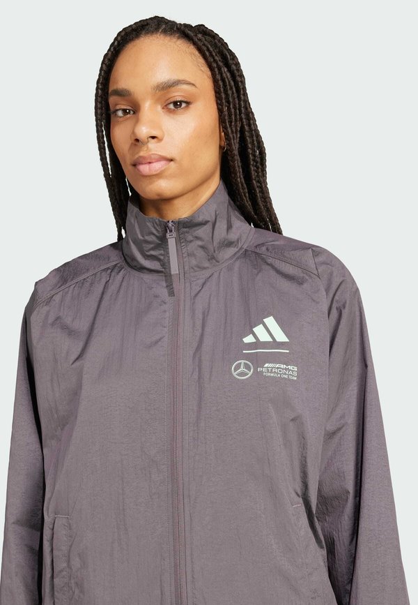 MERCEDES - AMG PETRONAS FORMULA ONE TEAM PREMIUM WOVEN TRACK WOMEN - Training jacket3
