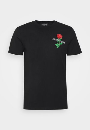 ROSE TEE - T-shirt print - black