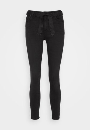 ONLY, ONLHUSH BELT - Jeans Skinny Fit - black denim