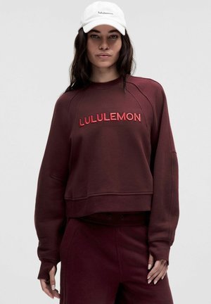 lululemon SCUBA OVERSIZED PULLOVER - Sweatshirt - garnet
