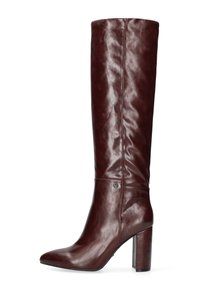 Laarzen met hoge hak - burgundy red