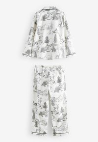 Next SINGLE BUTTON THROUGH FAMILY CHRISTMAS   - REGULAR FIT - Pyžamová sada - grey deer print