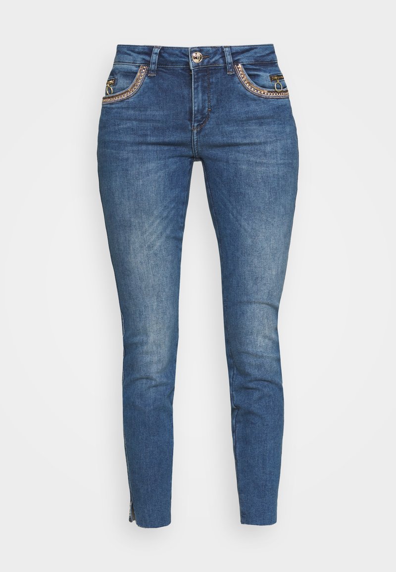 MOS MOSH Slim fit jeans blauw denim/bluedenim
