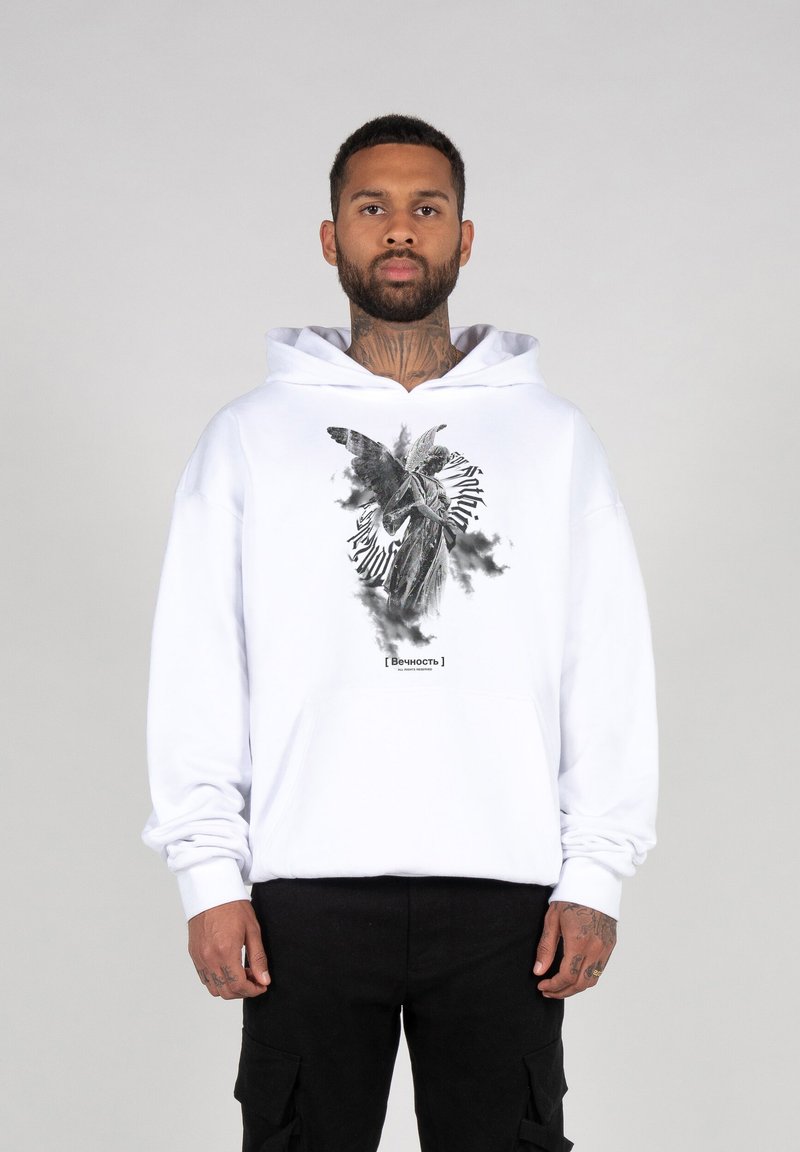 MJ Gonzales - MÄNNER HEAVY ESSENTIALS V. - Hoodie - white, black, Vergroten