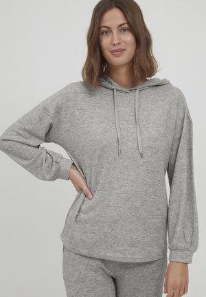 FRDEFAUNA 3 HOODIE SWEATSHIRT - Huppari - light grey melange