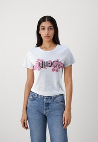 Liu Jo Jeans - MODA - T-shirts med print - pink bloss Miniatyrbilde 1