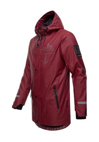 STONE HARBOUR Warme regenponcho gevoerde regenjas waterdicht met draagriem aan de binnenkant en gelaste naden Verdaan S-3XL, antraciet, XXL