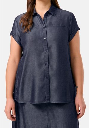 Skjortebluser - dark-blue denim