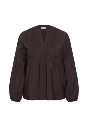 Kaffe Curve, KCGALINE - Blouse - fudge