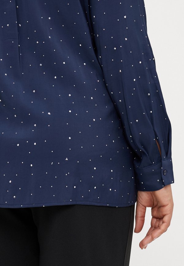 CARPAULINE RHINESTONE SHIRT - Button-down blouse - naval academy4