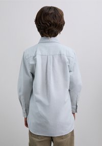 Scalpers NEW OXFORD - Camicia - light khaki stripes