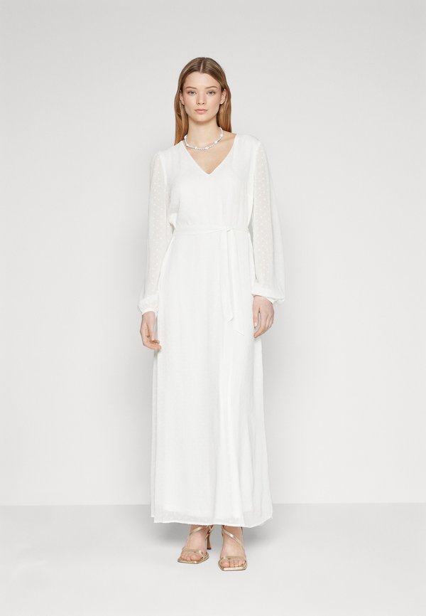 VIMALIANA V-NECK ANCLE DRESS - Occasion wear - cloud dancer3