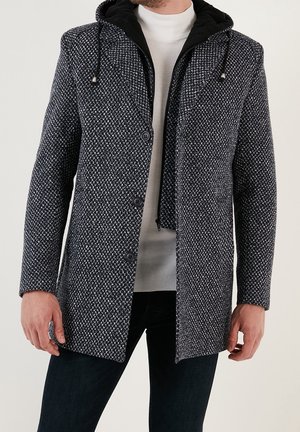 Kort kappa / rock - mottled blue