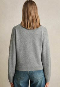 Reiss MILA BUTTON - Kofta - silver/grey