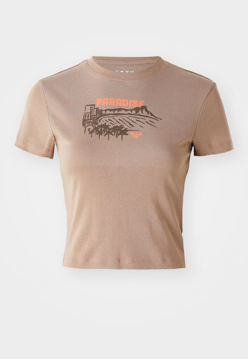 Roxy T-shirt print lichtbruin Roxy T-shirt print lichtbruin