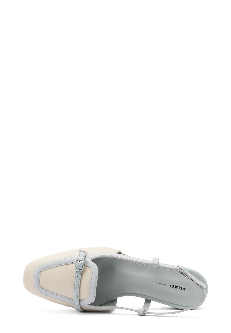Frau Shoes FLAT TWO-TONE Ballerine con cinturino light blue