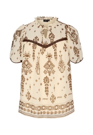 Zizzi, Bluse - beige