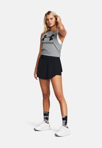 Under Armour RIVAL - Top - steel medium heather  black black