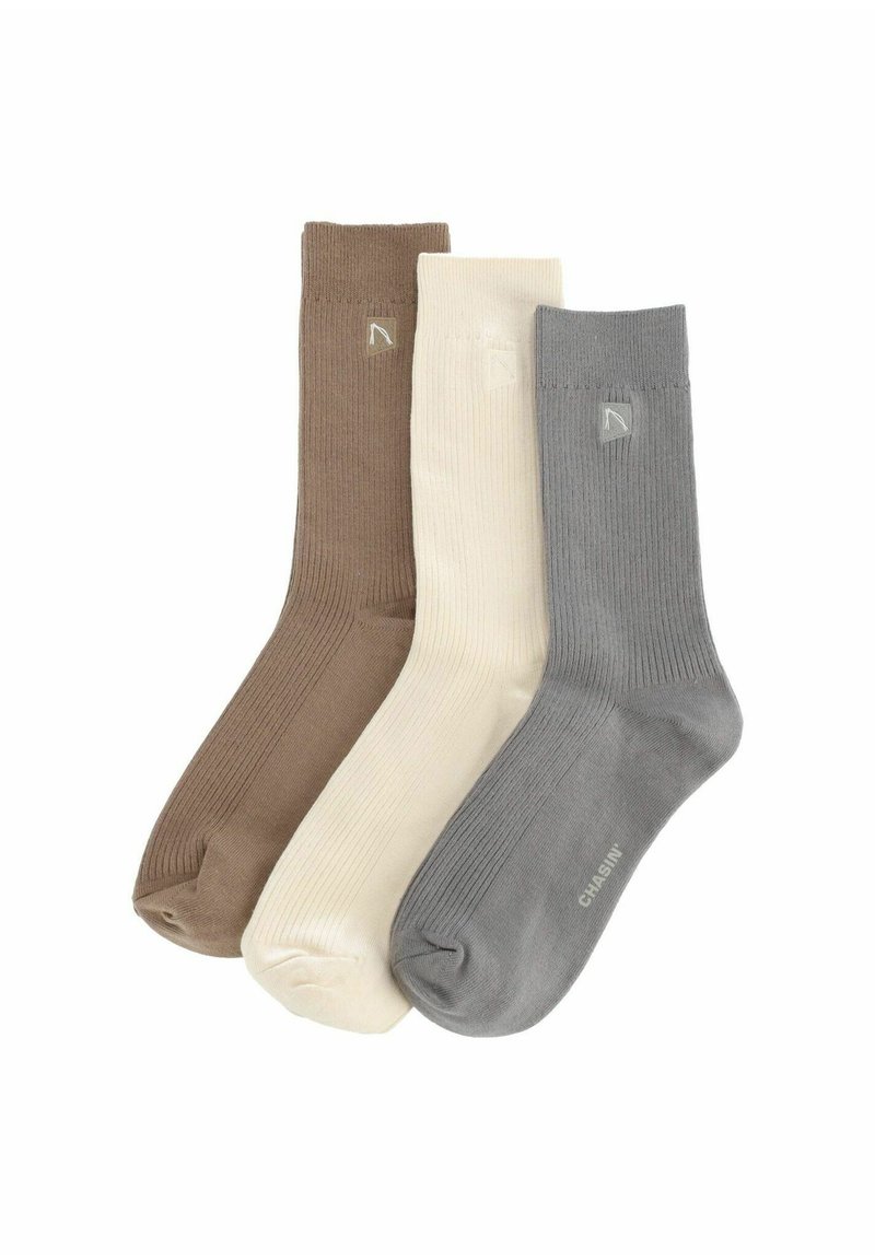 CHASIN' LANX SET OF 3 - Nogavice - grey