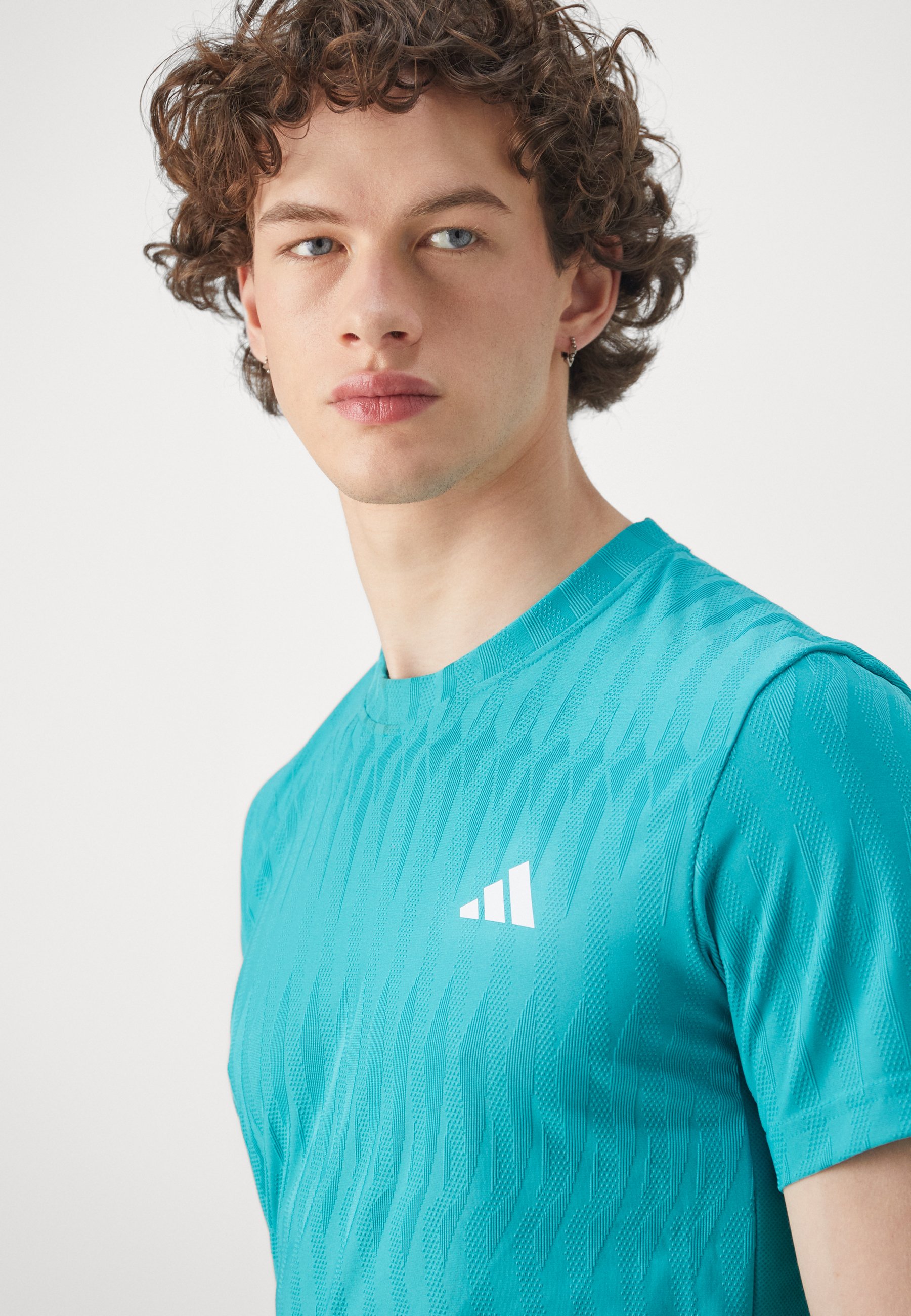 adidas Performance FREELIFT TEE - Sports T-shirt - pure teal/teal