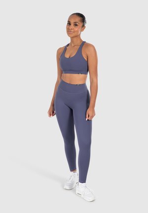 Smilodox, SELINA HIGH WAIST LEGGINGS YOGA SPORT - Legging transparent - dunkelblau