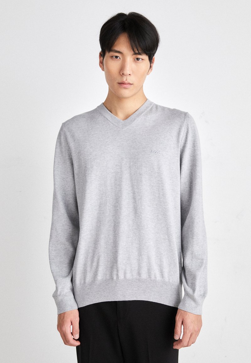 BOSS PACELLO - Pulover - silver