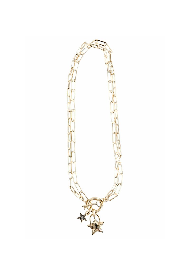 Rockett St George LOCK AND STAR - Kaklarota - gold tone