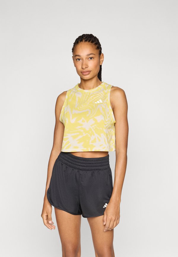 TRAIN ESSENTIALS ALL OVER PRINTED WORKOUT - Top - alumina
