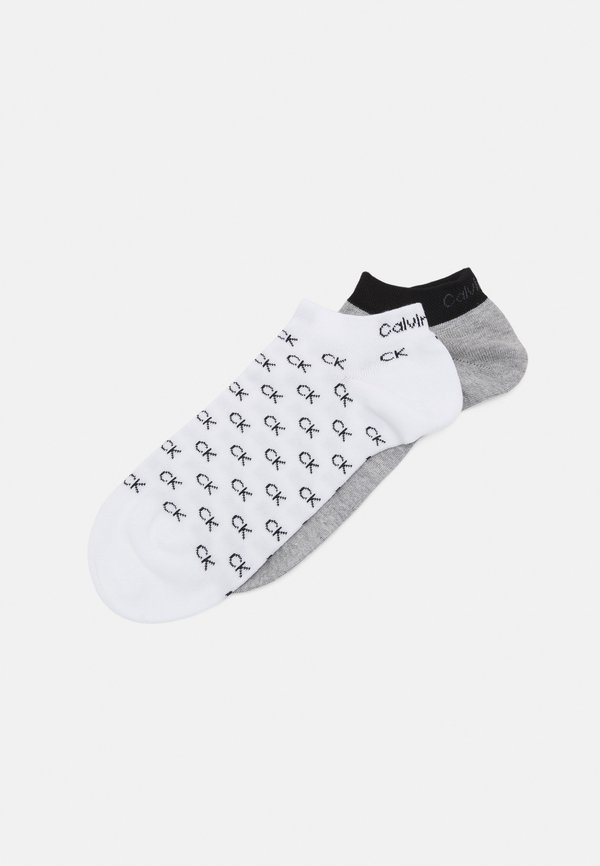 SNEAKER ALL OVER LOGO 2 PACK - Trainer socks
