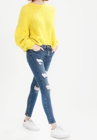 Topshop Skinny džíny - blue denim