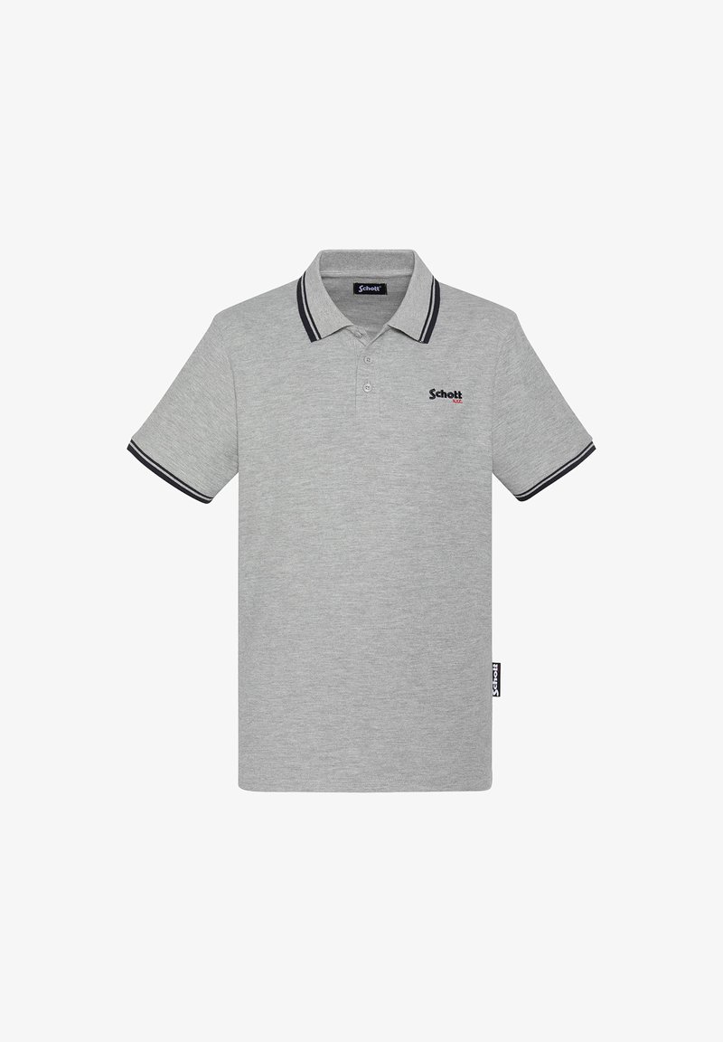 Schott Polo - gris clair
