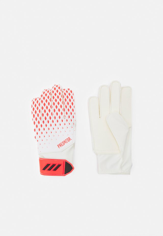 PREDATOR FOOTBALL KIDS GOALKEEPER GLOVES UNISEX - Gants de gardien de but - white/pop
