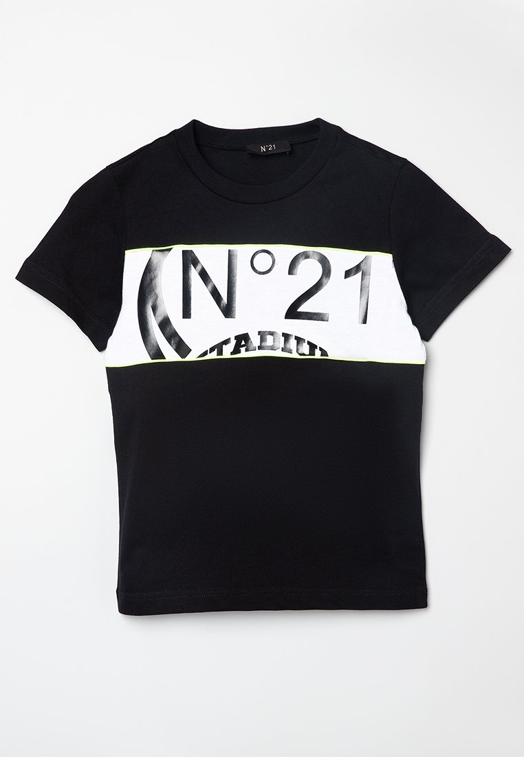 N°21 T-shirt print zwart N°21 T-shirt print zwart