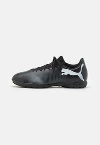 Puma - FUTURE 7 PLAY TT - Športni copati za umetno travo - black/white Miniaturna slika 1